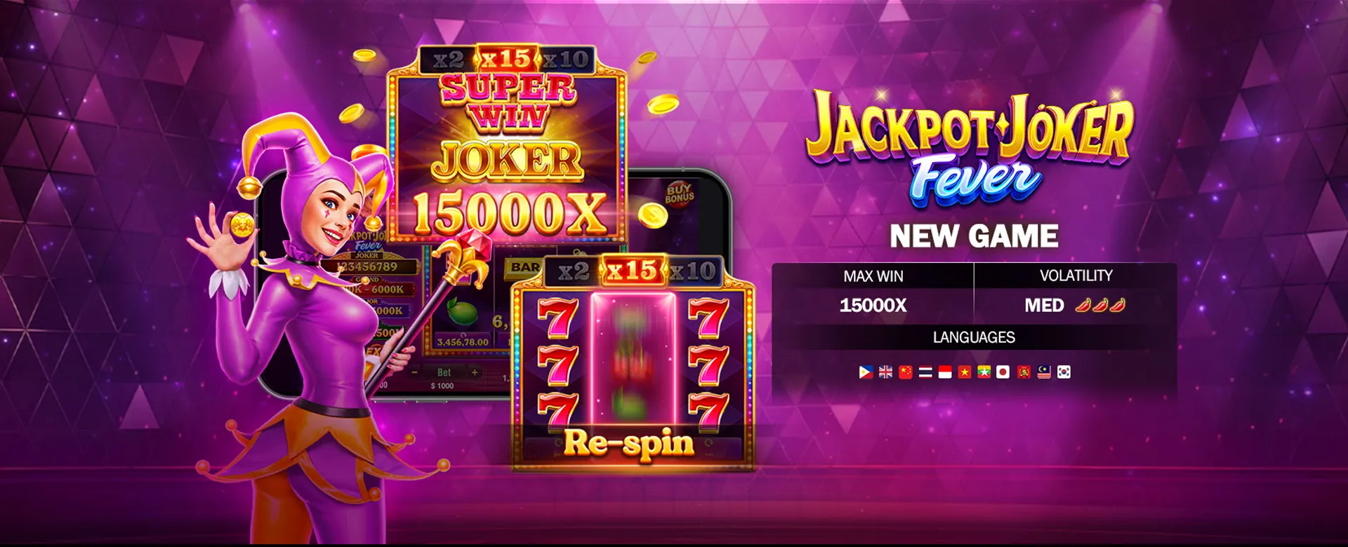 A vibrant online casino interface with phsky branding, showcasing various games and a golden glow.